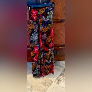 like new palazzo pants zipper and elastic back